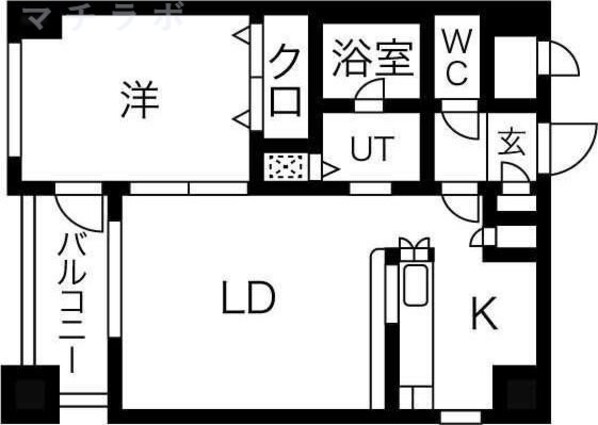 高岳駅 徒歩7分 10階の物件間取画像